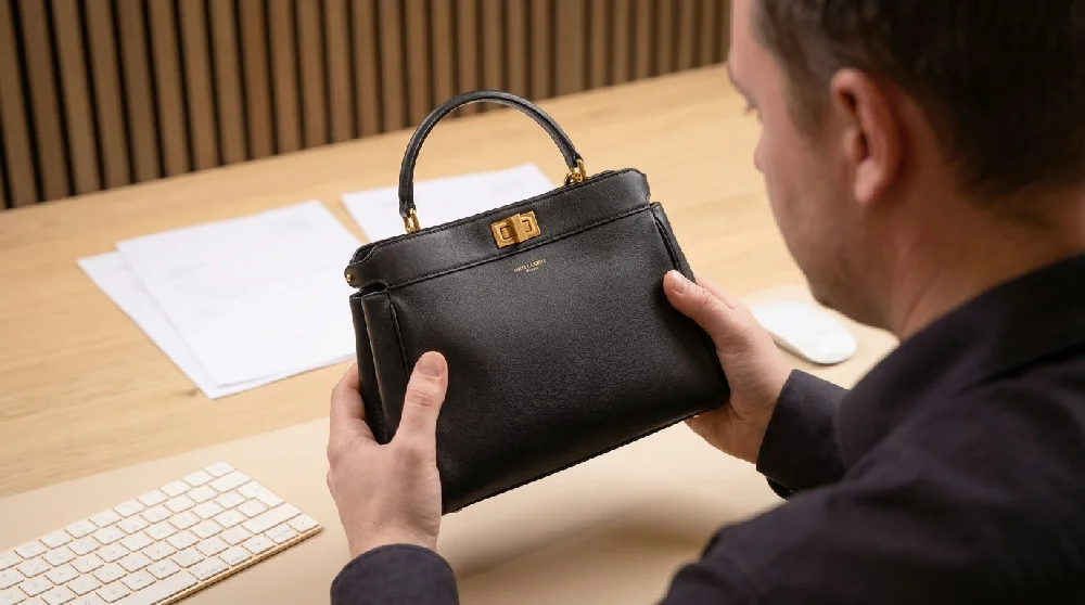 Expert van Vandaag Verpanden beoordeelt een Saint Laurent Manhattan Medium tas