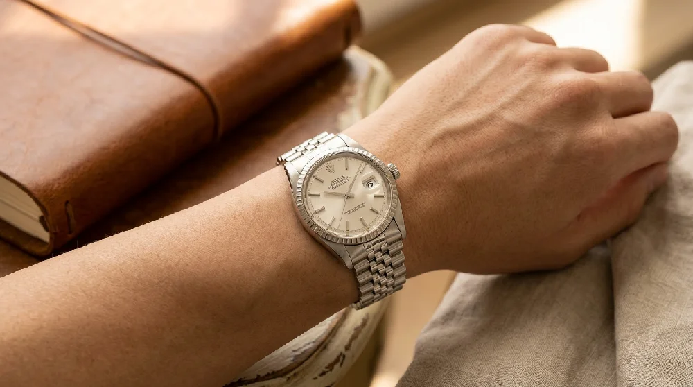 Rolex horloge veilig opgeborgen als onderpand