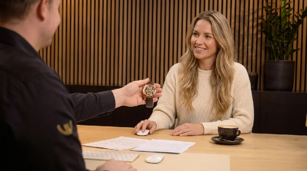 Online formulier invullen voor de aanvraag van een Corum Bridge taxatie.
