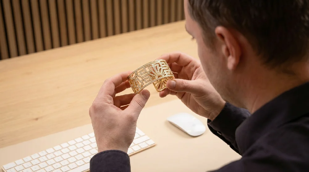 Expert van Vandaag Verpanden taxeert Messika Gatsby sieraad