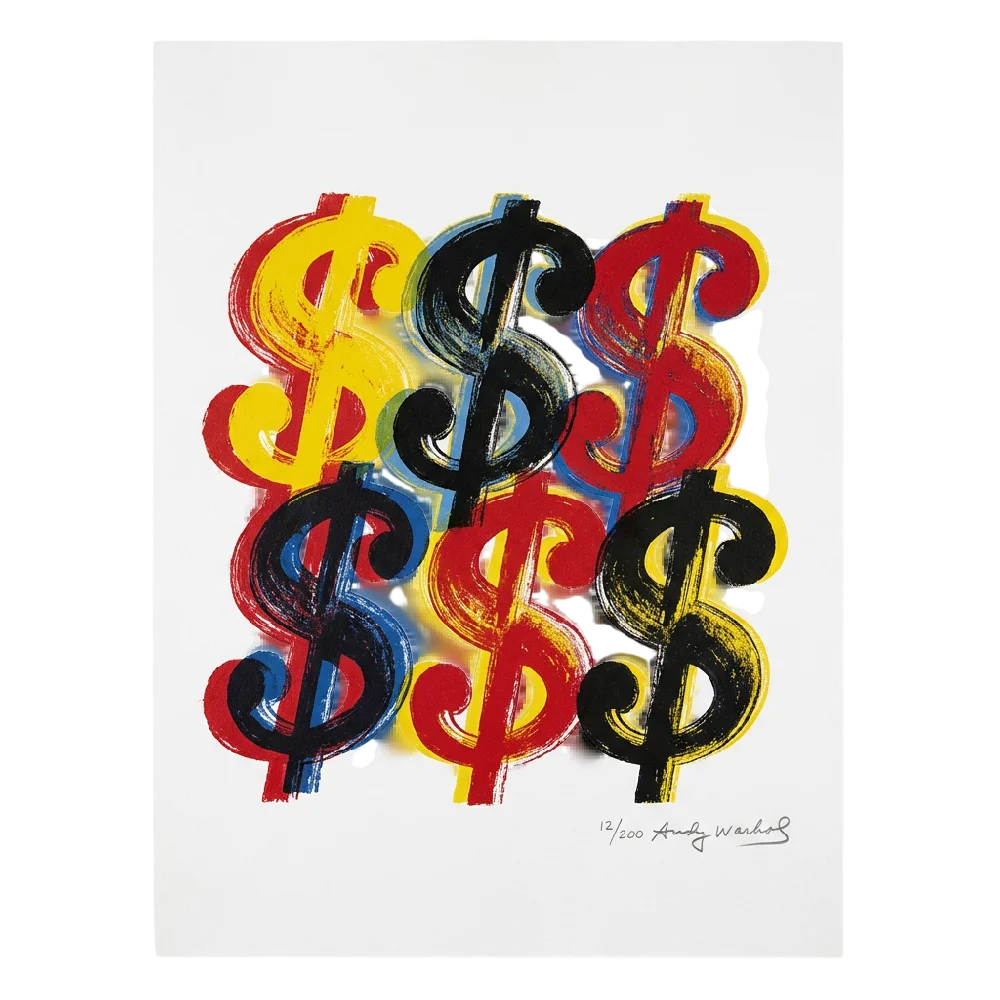 Andy Warhol Screen Prints zeefdruk op papier