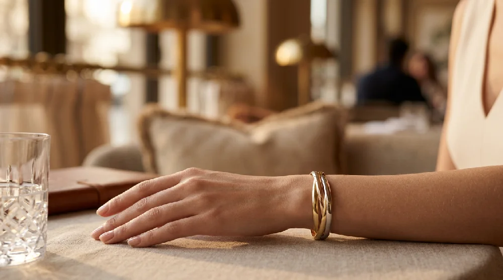 Cartier Trinity sieraad veilig opgeborgen