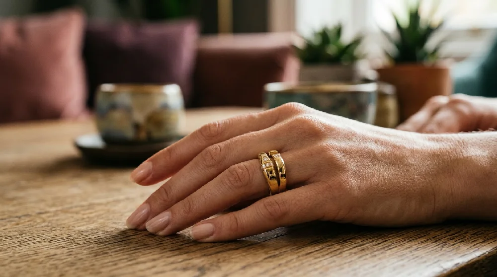 Een Cartier Clash de Cartier armband veilig opgeborgen in een doos