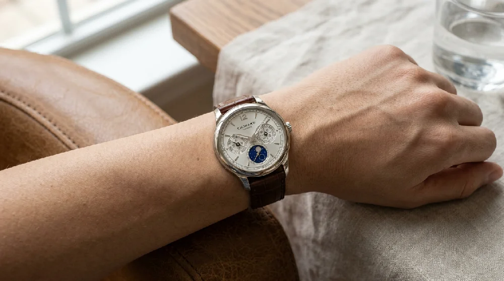 Chopard L.U.C horloge veilig opgeborgen in een kluis