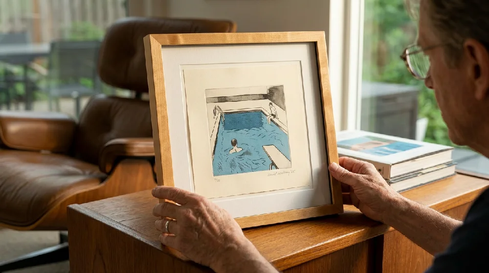 David Hockney kunstwerk veilig opgeborgen als onderpand