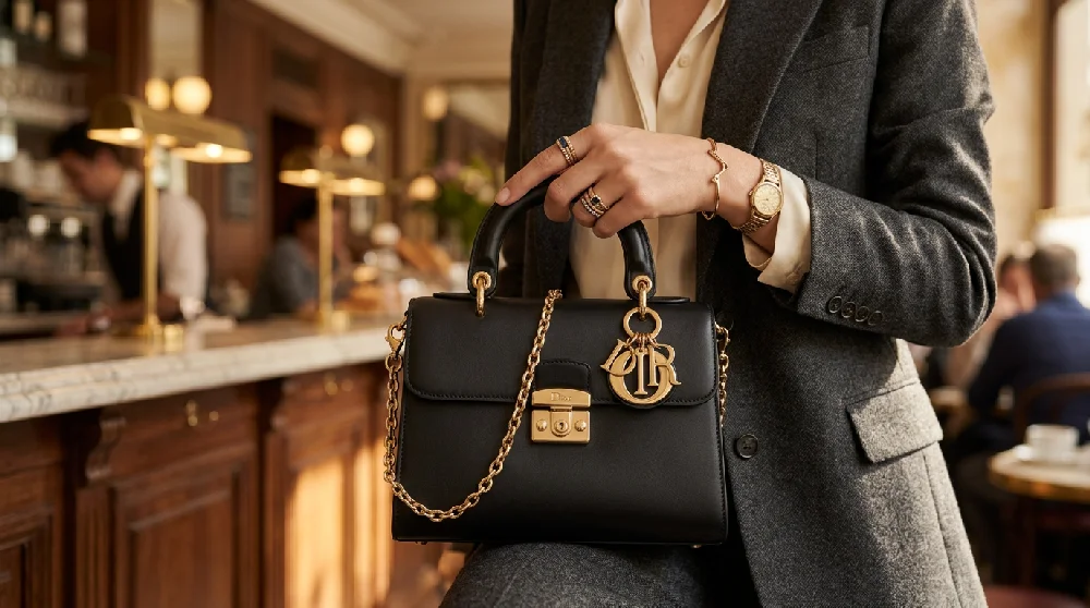Dior Lady Dior tas veilig opgeborgen