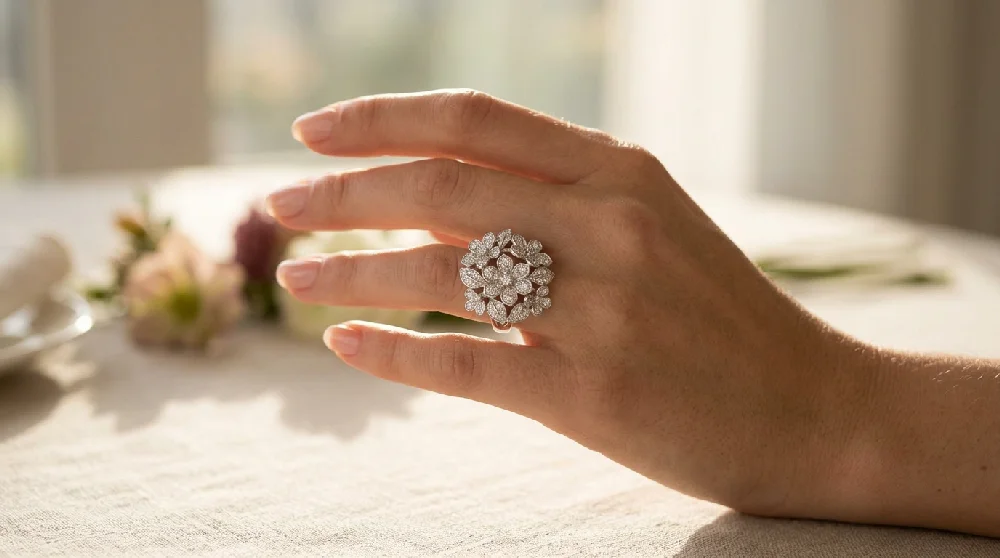 Gucci Flora ring veilig opgeborgen in een luxe doos