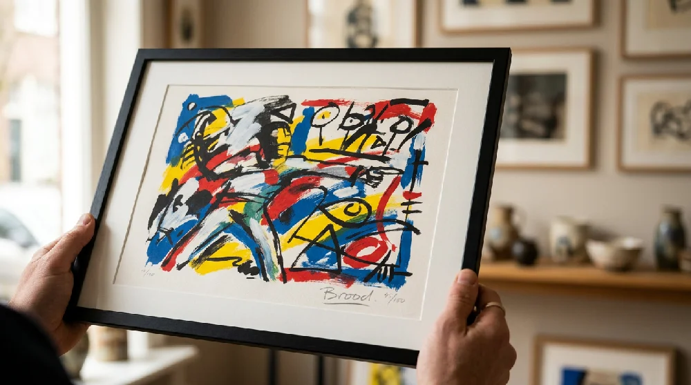 Originele lithografie van Herman Brood in opslag bij Vandaag Verpanden
