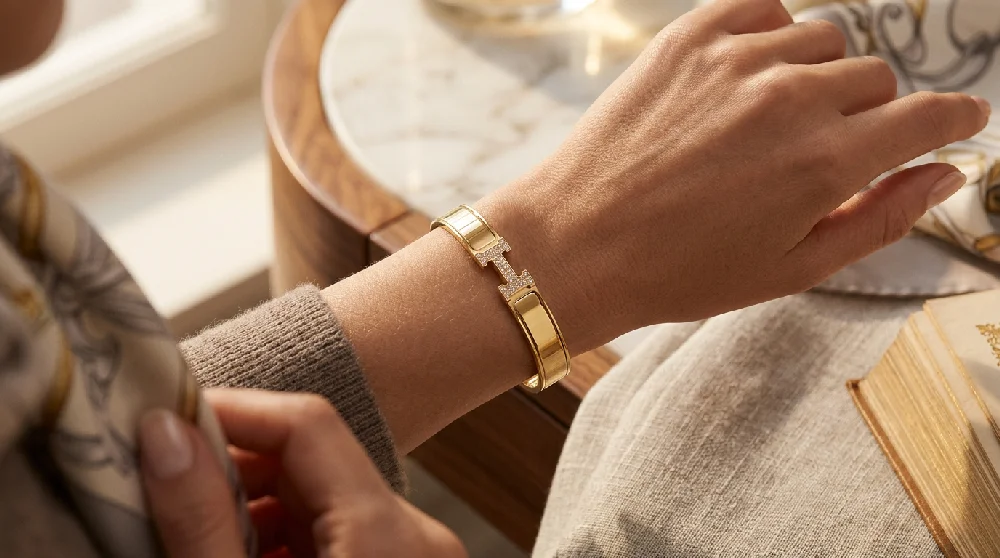 Hermès Clic H armband veilig opgeborgen in een doosje