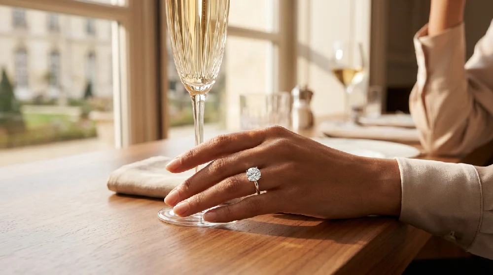 Veilige opslag van een Cartier High Jewelry Solitaire ring
