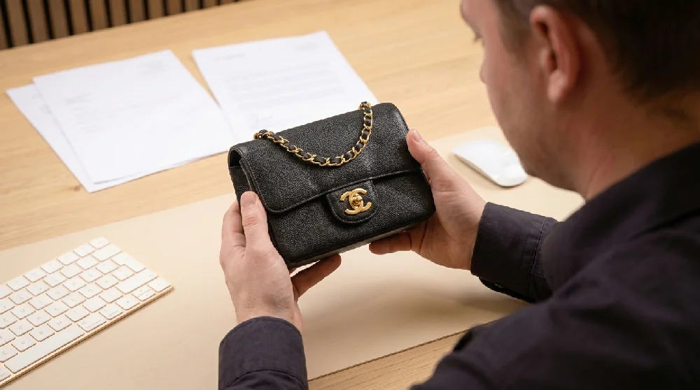 Taxatie van een luxe Chanel tas