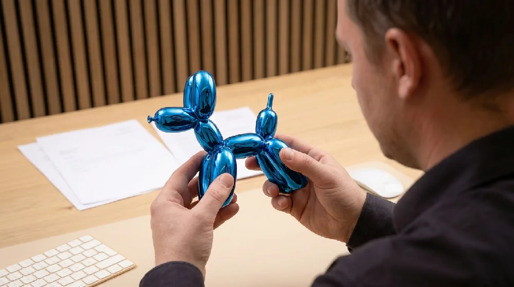 Twee mensen schudden elkaar de hand bij een bureau, symboliseert afspraak