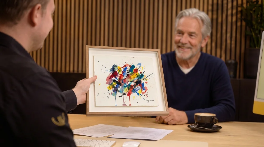 Online formulier invullen voor verkoop van kunst