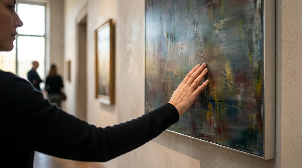 Gerhard Richter kunstwerk veilig opgeslagen