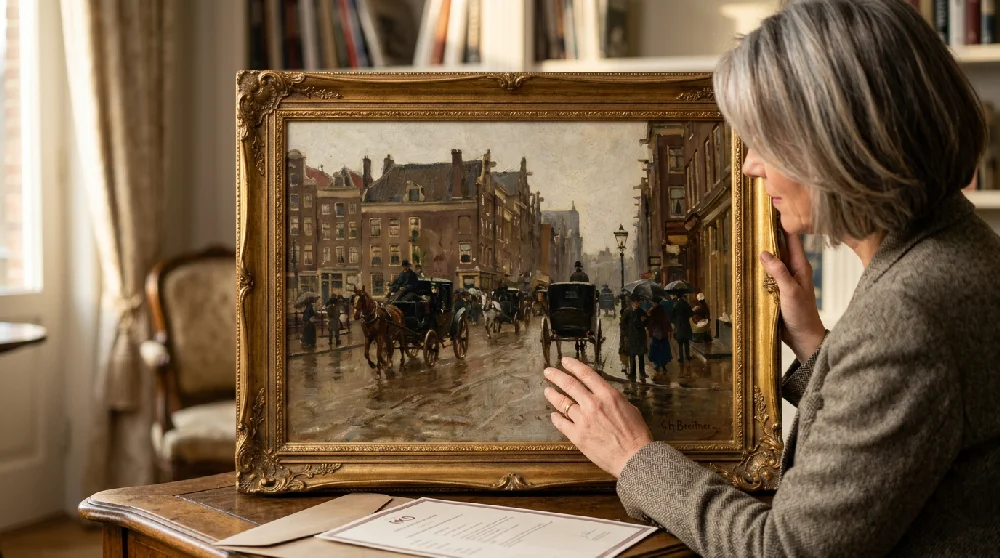 Veilig opgeslagen kunstwerk van George Hendrik Breitner