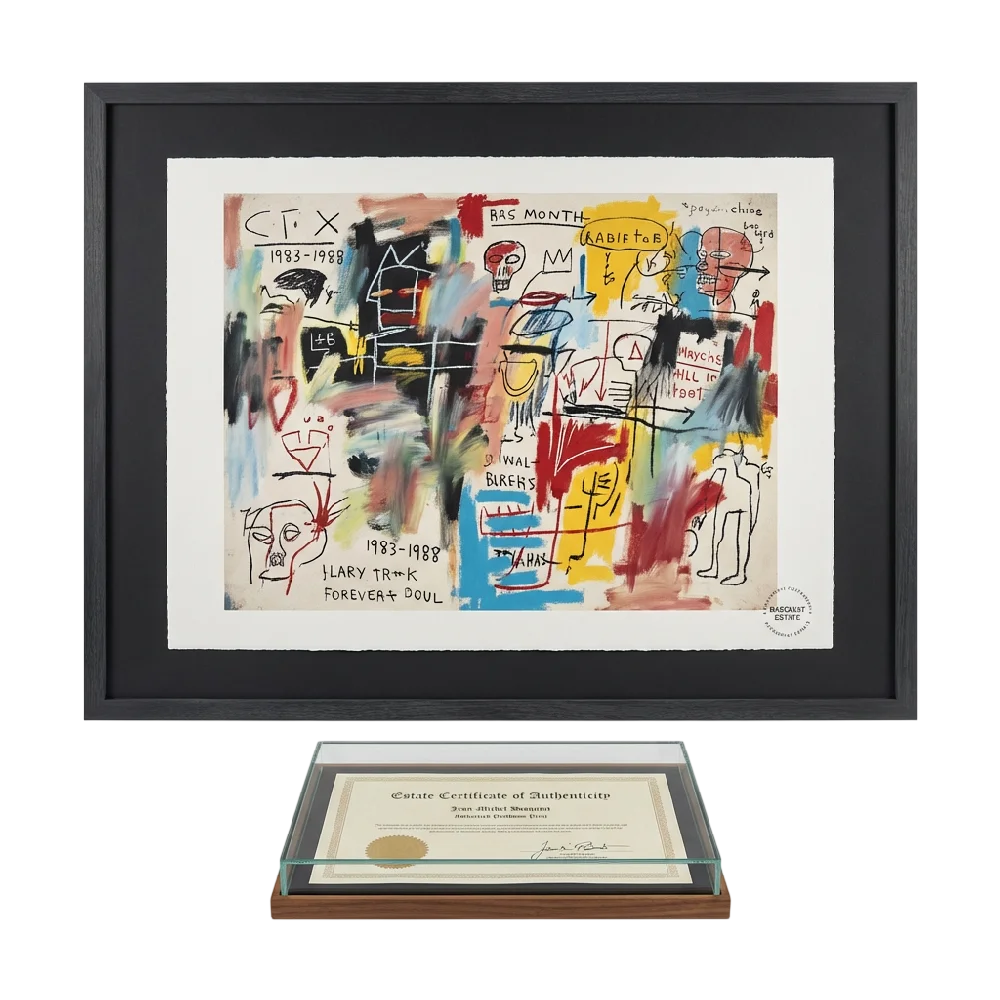 Jean-Michel Basquiat print op hoogwaardig papier