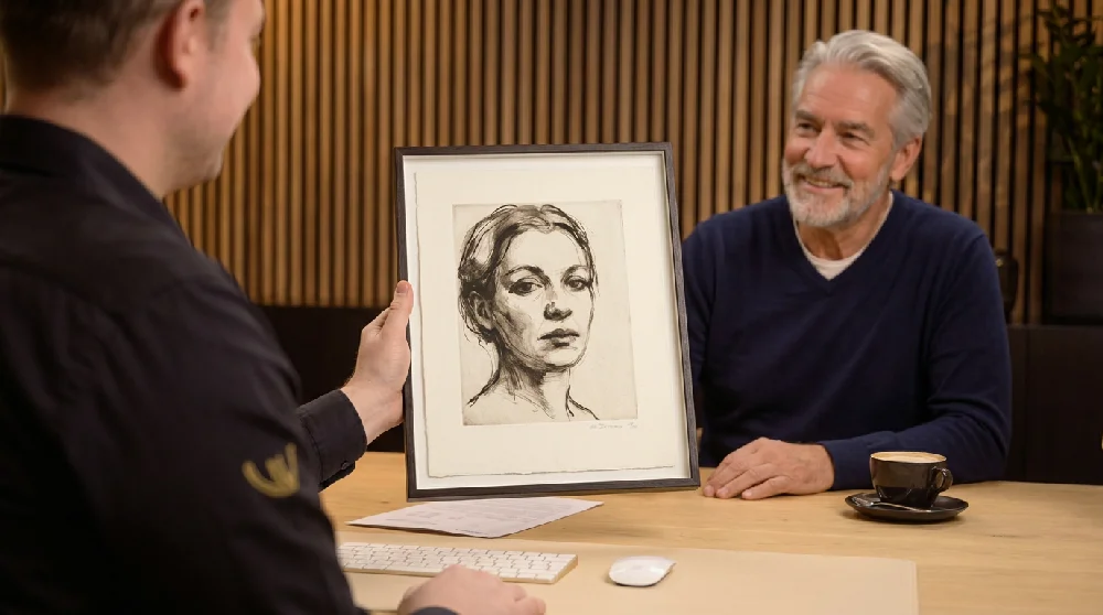 Aanvraagformulier invullen voor kunst van Marlene Dumas
