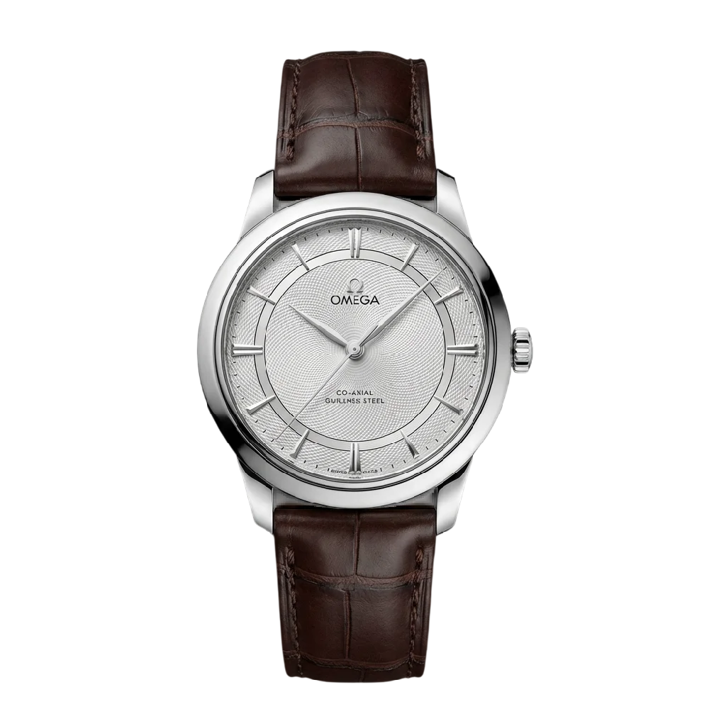 Omega Seamaster luxe horloge op een donkere achtergrond