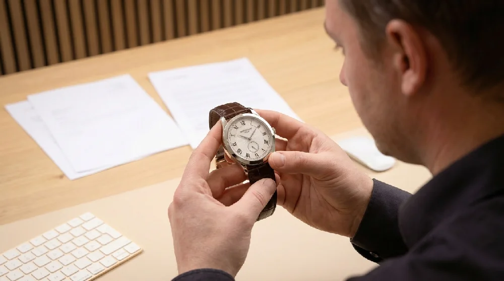 Taxatie van een luxe Patek Philippe horloge door een expert