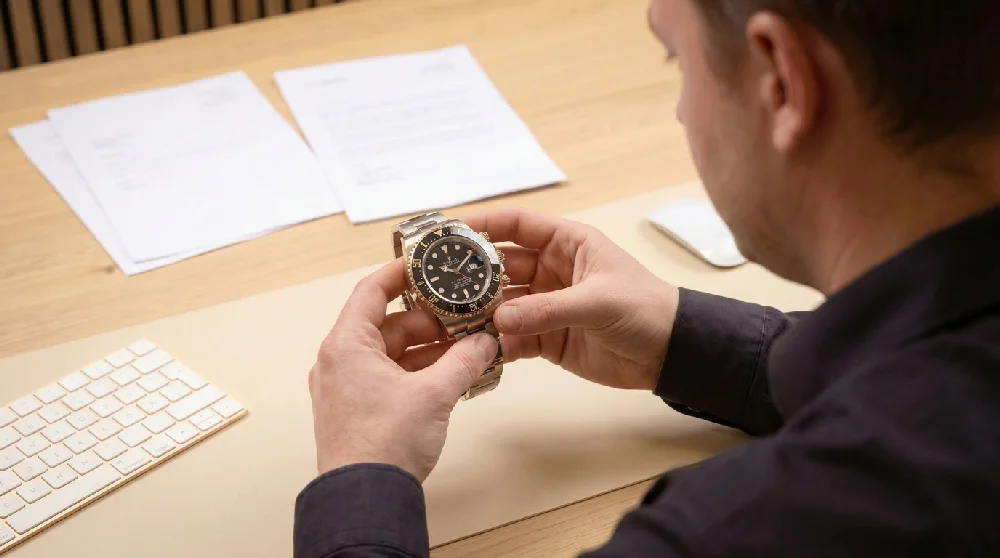 Taxatie van een Rolex Sea-Dweller horloge door een expert