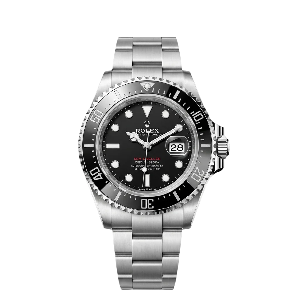 Rolex Sea-Dweller luxe duikhorloge met zwarte wijzerplaat