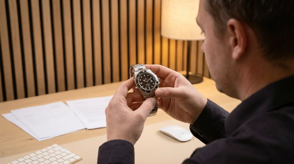 Taxatie van een Rolex Submariner horloge door een expert