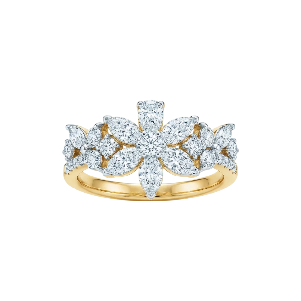 Tiffany & Co. Victoria sieraad op een elegante achtergrond