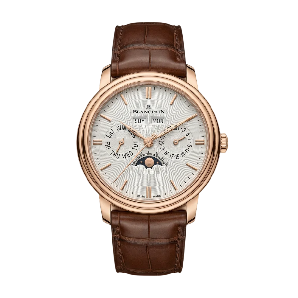 Blancpain luxe horloge logo op een strakke achtergrond