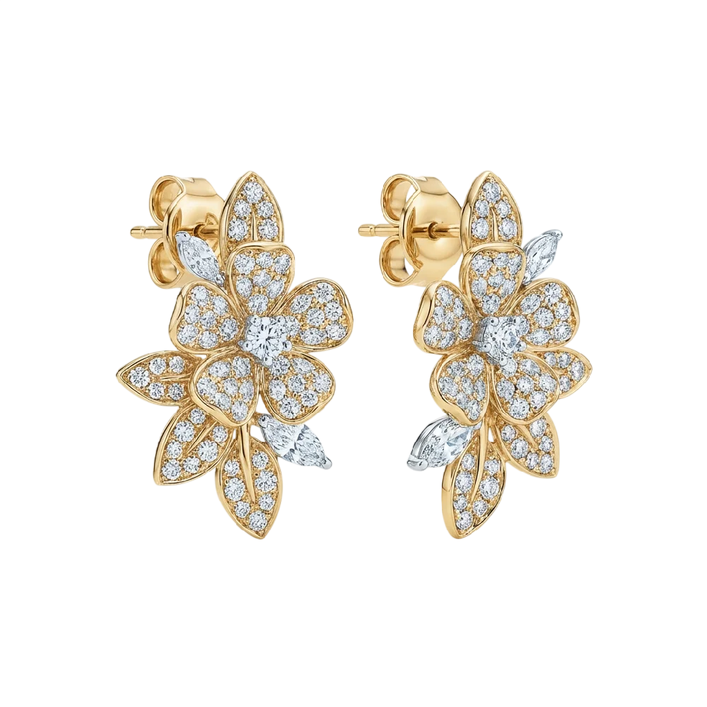 Tiffany & Co. sieraden op een egale achtergrond