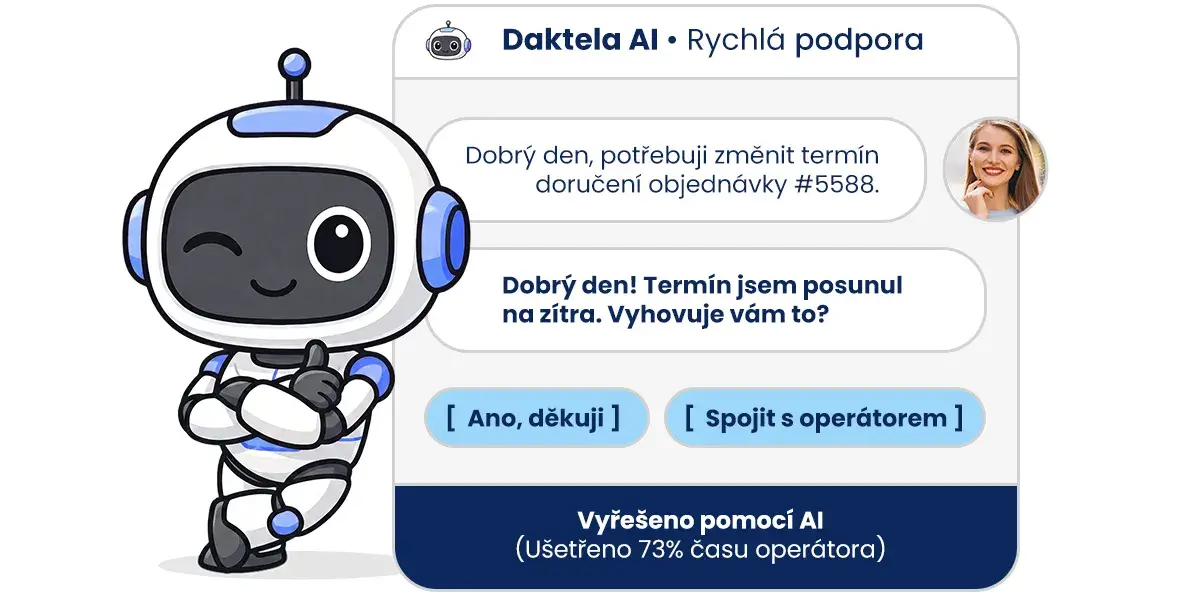 Automatizace vyřeší rutinní dotazy