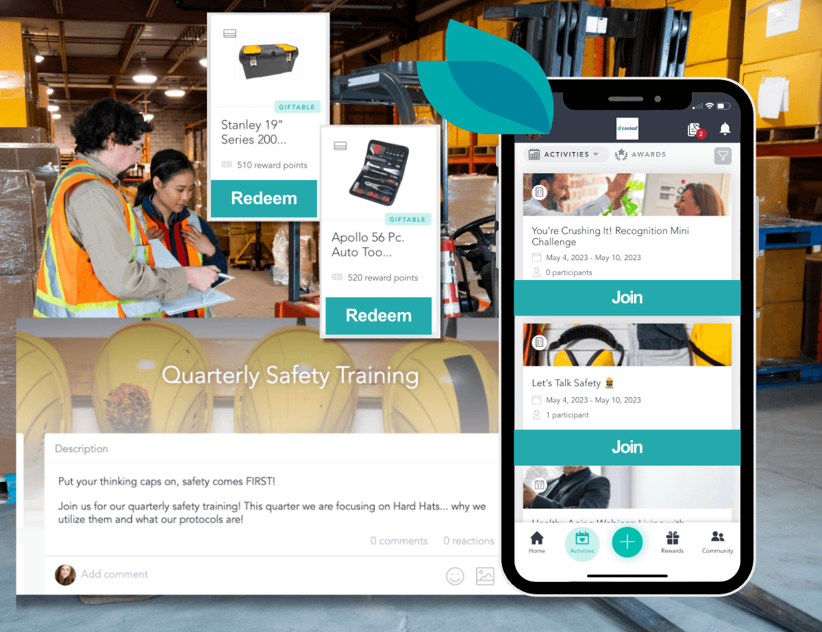 A decorative illustration of content