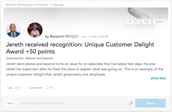 Core Value Recognition