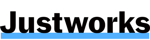 Justworks logo - Justworks provides small and medium sized businesses with access to benefits, payroll, HR tools, and more.