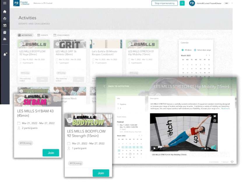 Health and wellness initiatives are a great way to offer stress management support while giving opportunities to connect for your employee engagement.