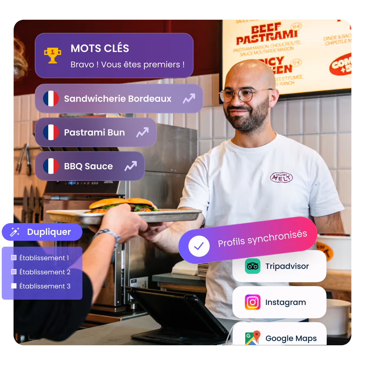 Outils de visibilité locale pour restaurants avec IA