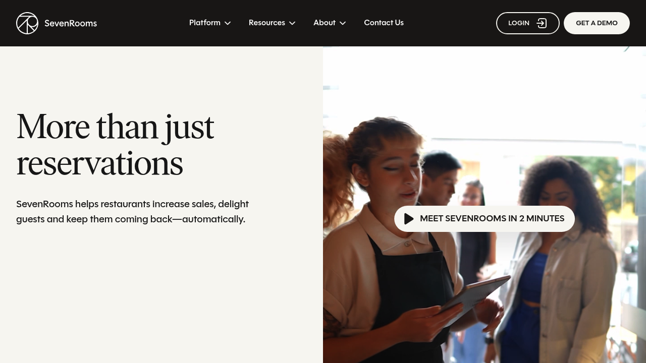 Screenshot of https://www.sevenrooms.com