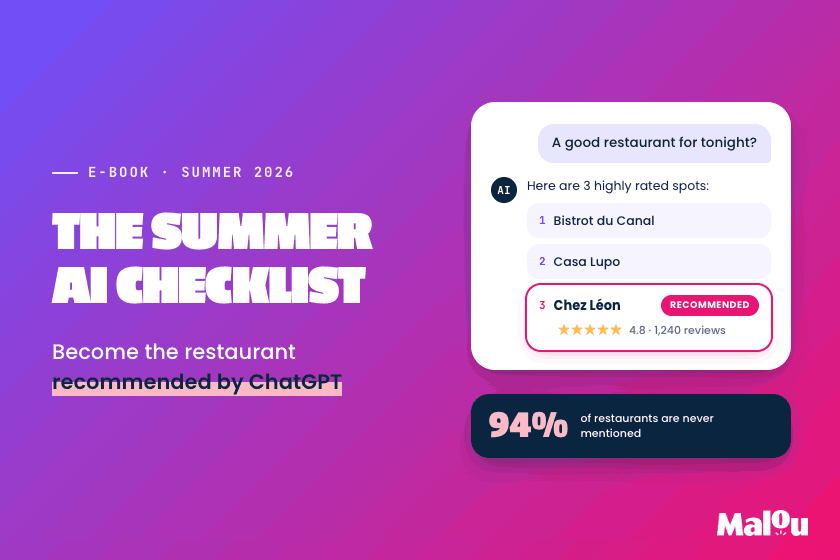The Summer AI Checklist: Become the Restaurant ChatGPT Recommends