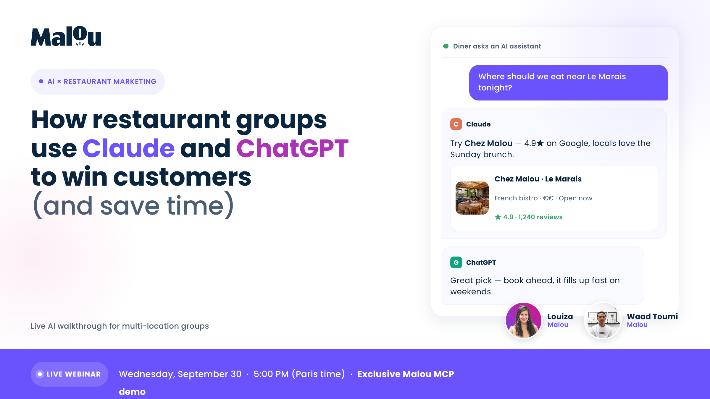 How restaurant groups use Claude and ChatGPT to win customers (and save time)