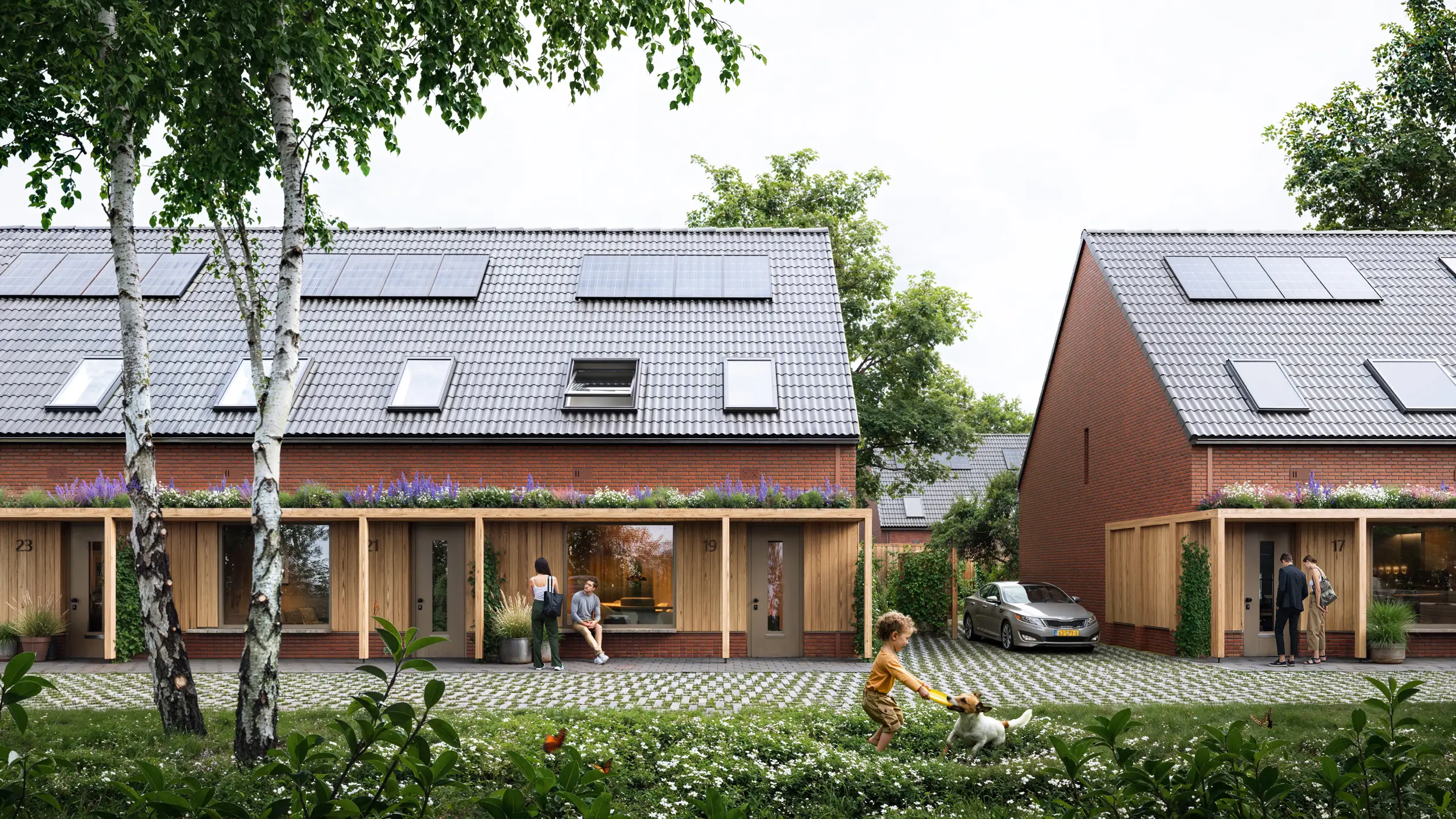 Low-rise Residential Development+De Deur in Huis