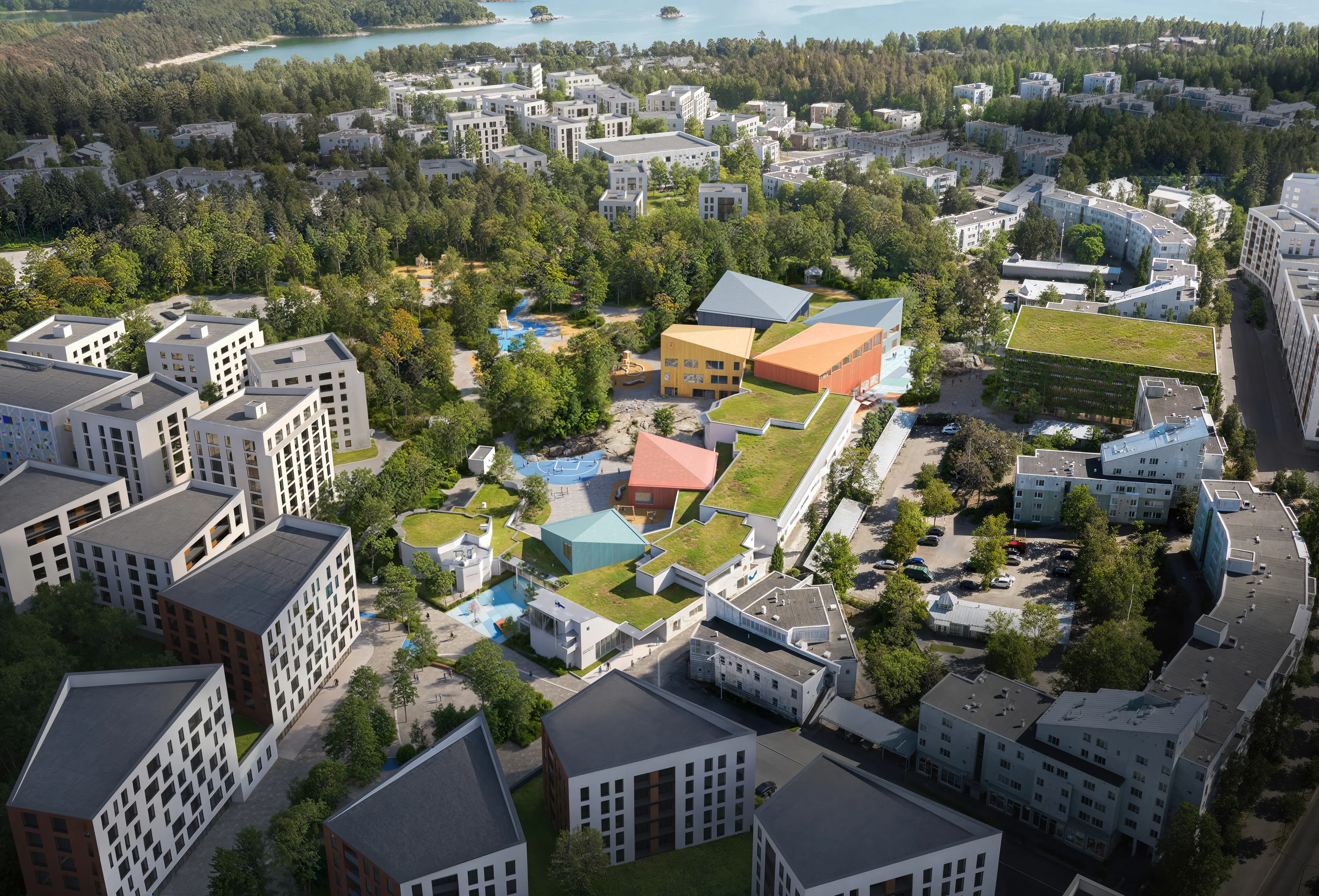 Large-scale projects require clear visual coordination across multiple buildings, phases, and systems, where site-wide visualization keeps design, planning, and presentation aligned from concept to approval.