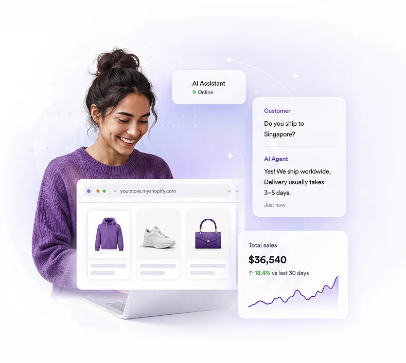 Yep AI assistant on a Shopify storefront