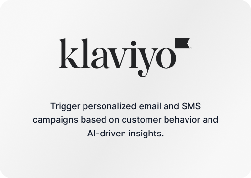 Klaviyo integration