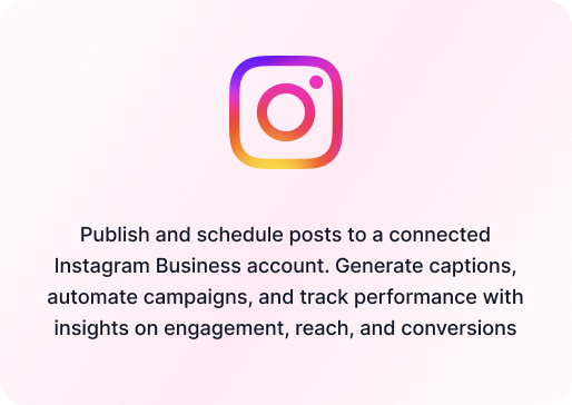 Instagram integration