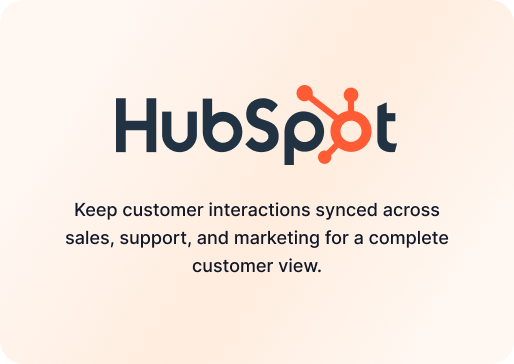 HubSpot integration