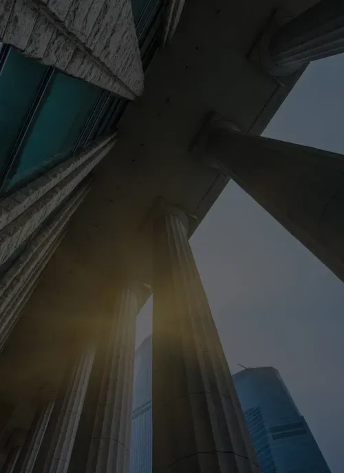 Image of building columns