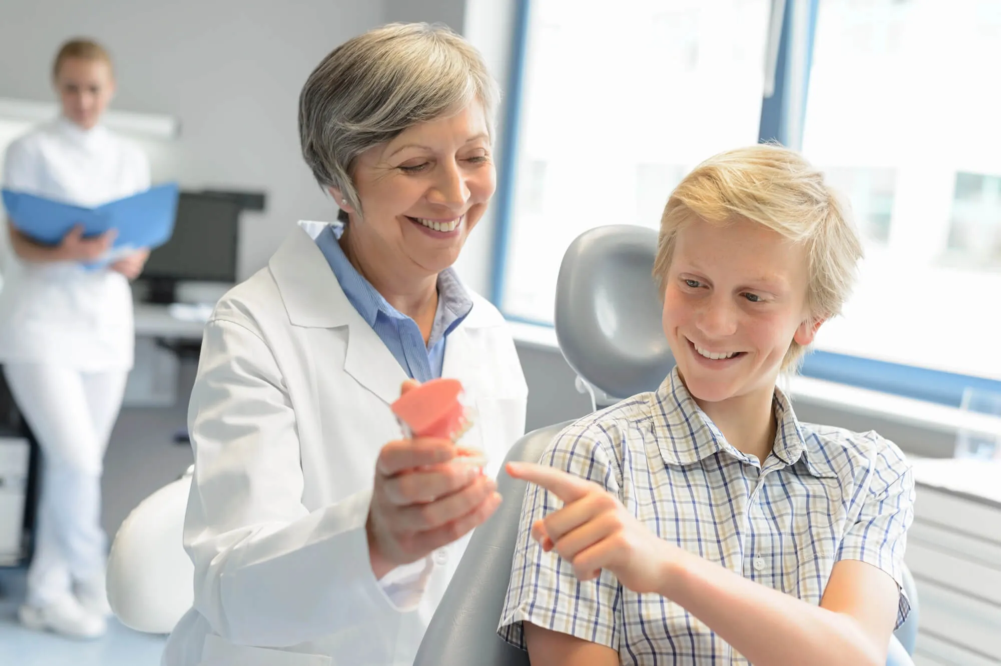 teen getting family dentistry of boynton beach
