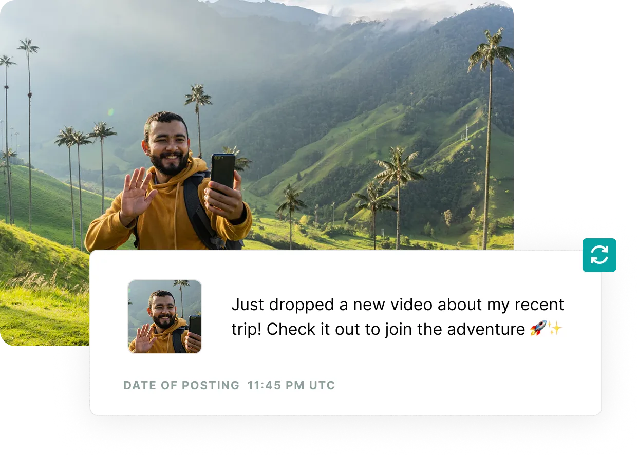 Create once, share everywhere