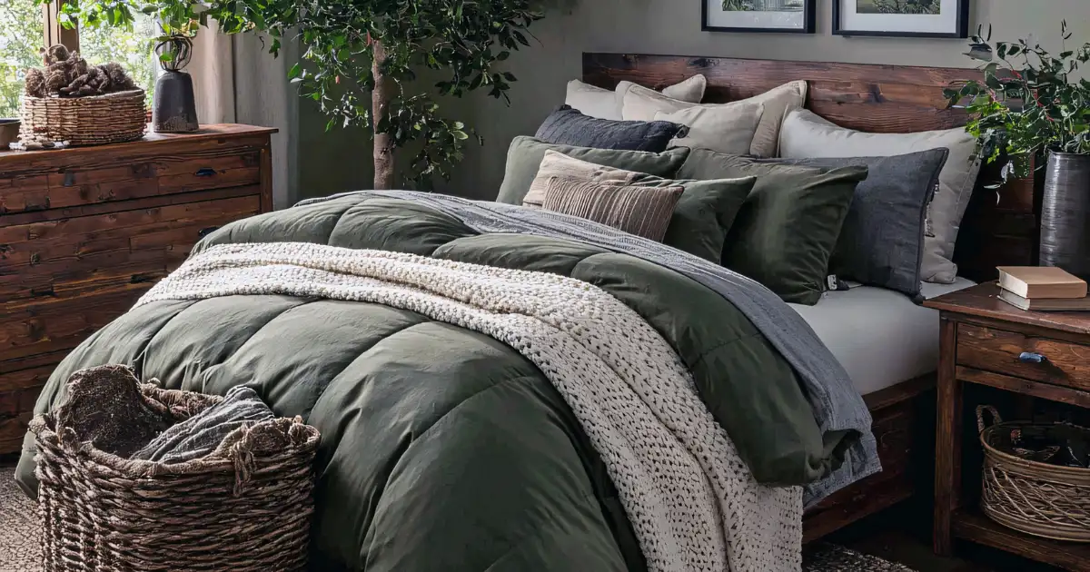 Symmetrical and balanced double dormer bedroom