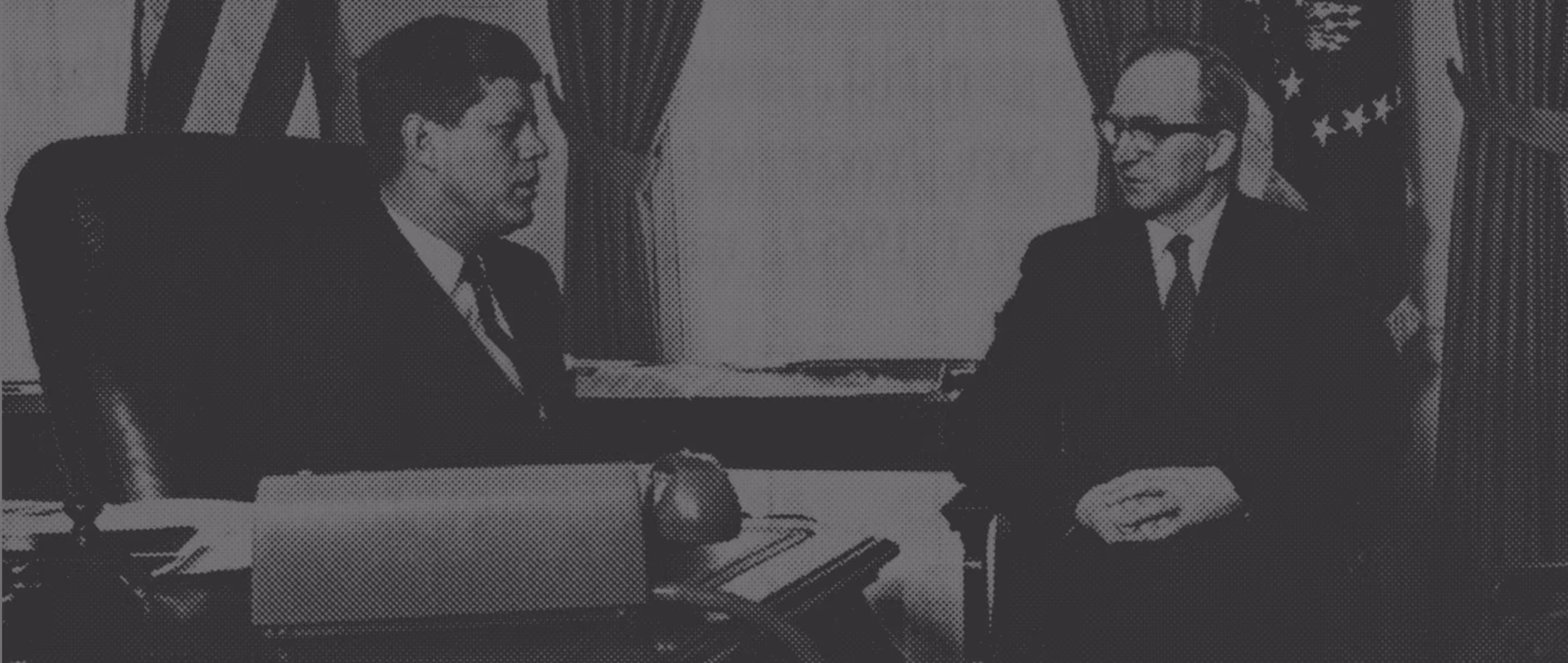 CIFS Founder Thorkil Kristensen and J.F. Kennedy
