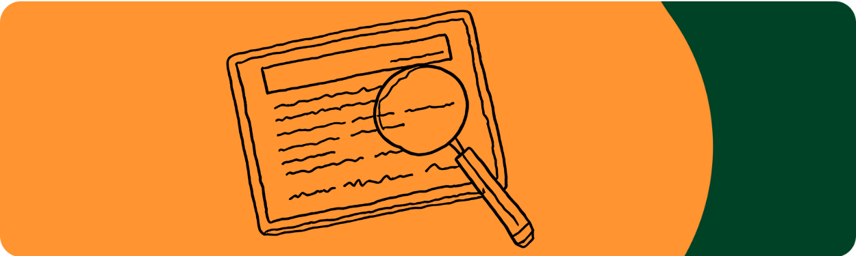 Illustration explaining what a title search is and how AI automates it